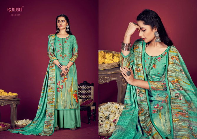 Romani Jhalak Exlusive Wear Pashmina Wholesale Dress Material Collection 